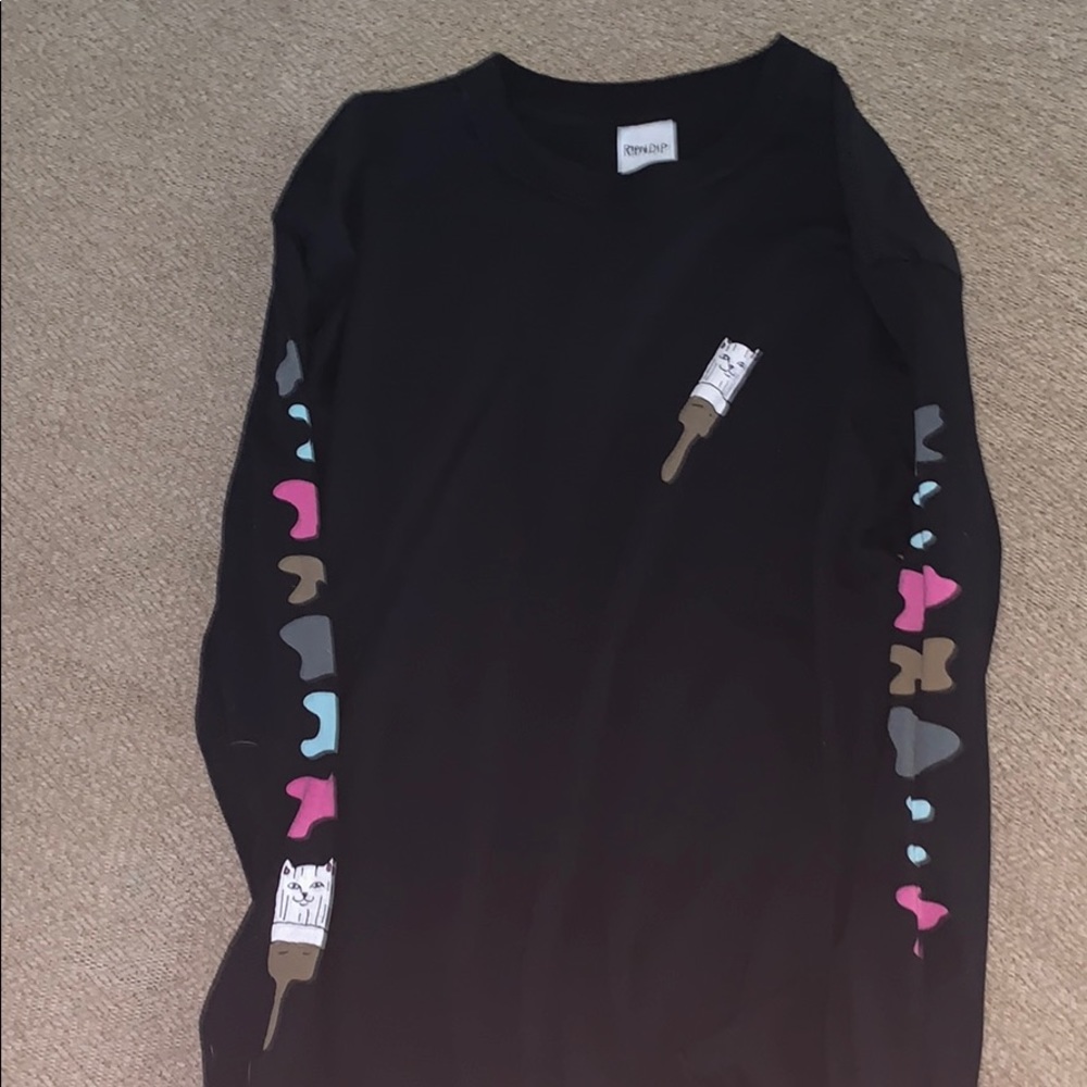 Rip n dip bob ross long sleeve shirt